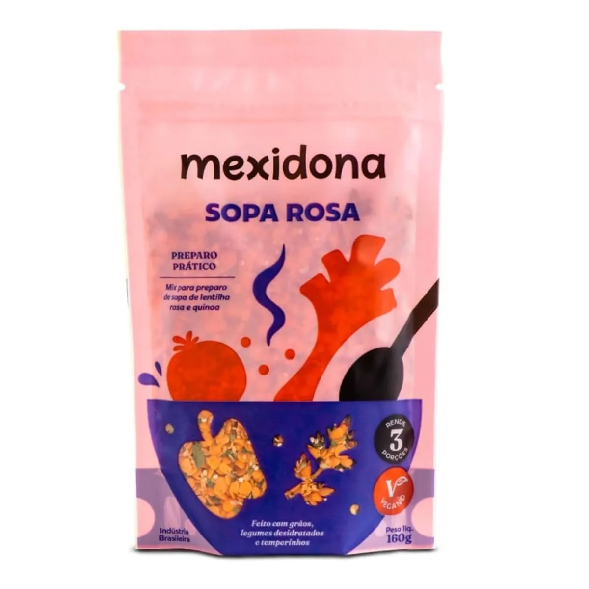 Sopa Rosa Bio Blend 160g
