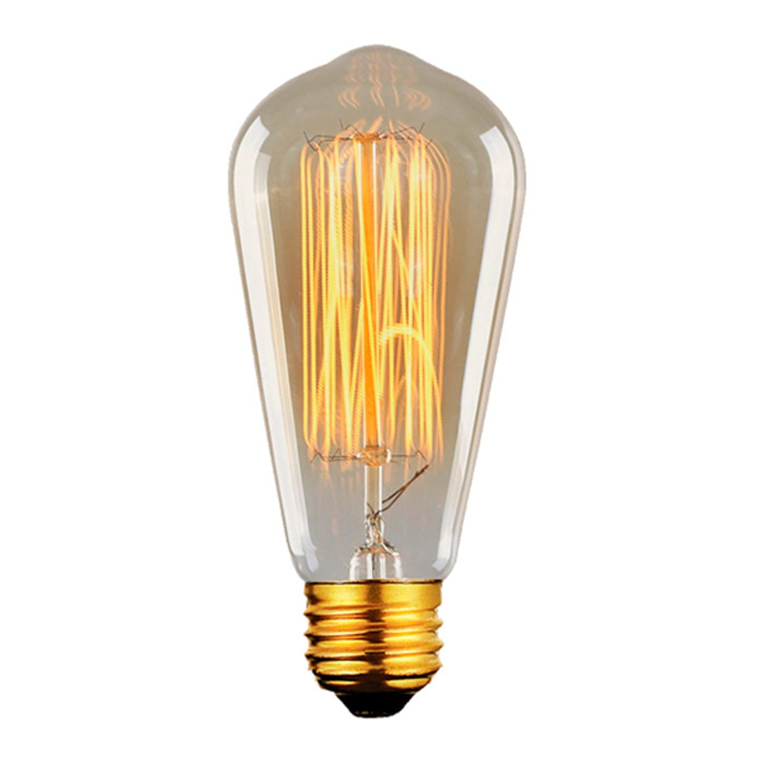 Lâmpada Retro Vintage St64 Filamento Carbono 220v