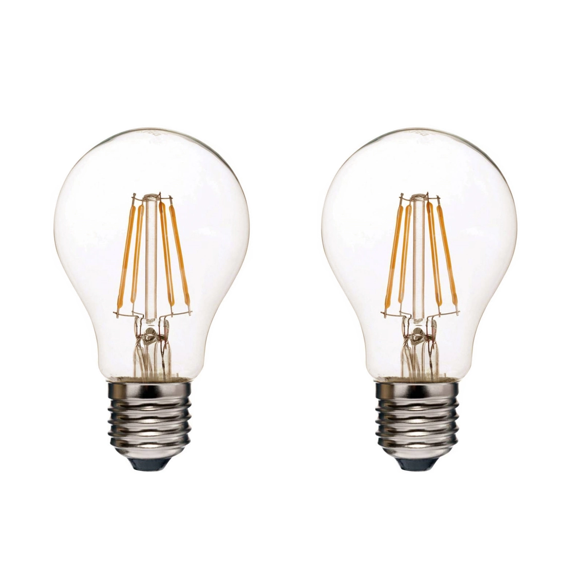 Kit 2 Lâmpadas Filamento Led Vintage A60 - Bivolt