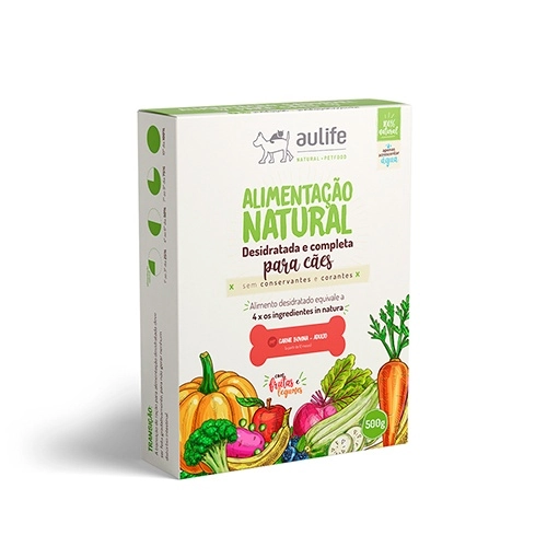 Alim Natural P/ Caes Adulto Carne Bovina Aulifepet 500g