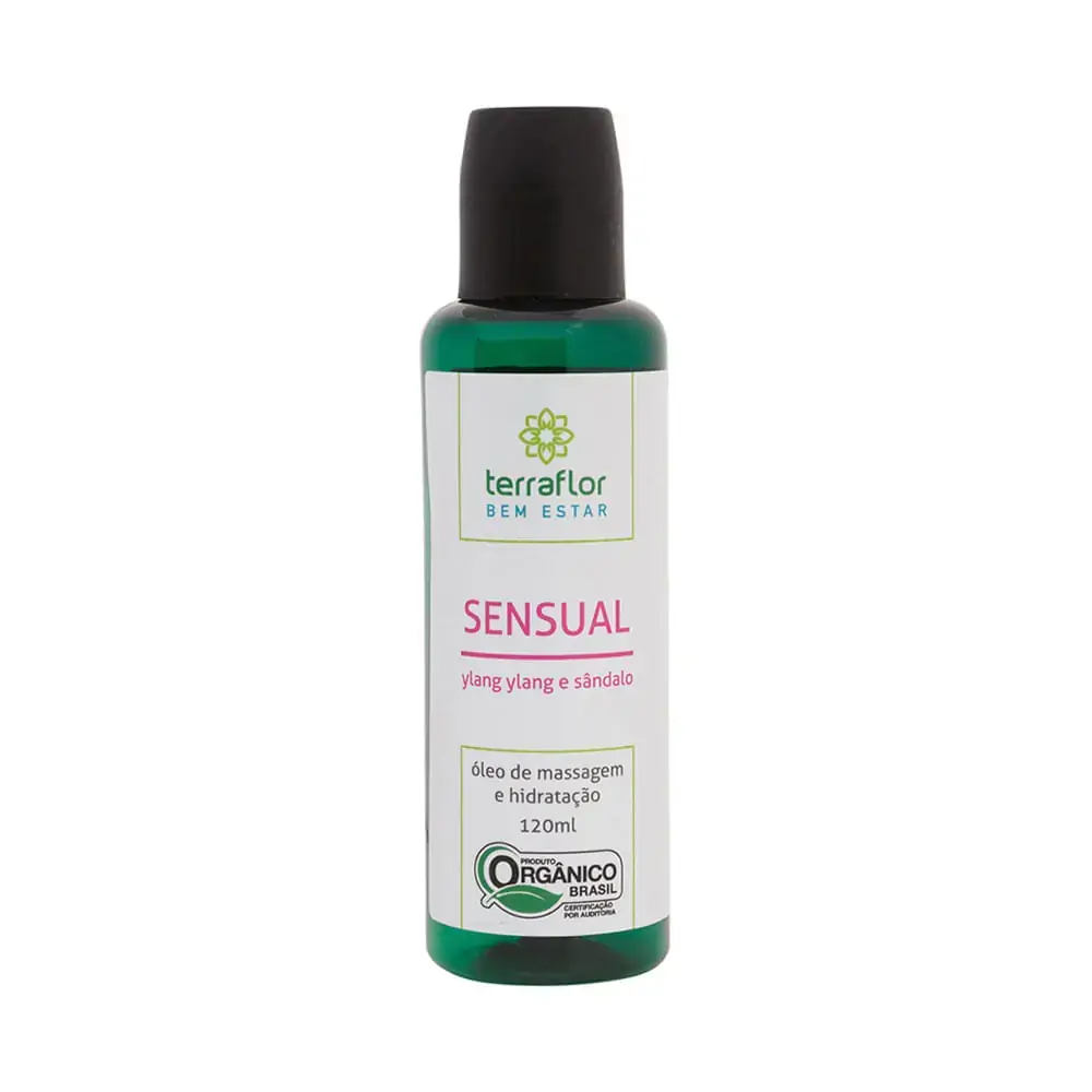 Óleo de Massagem Sensual Orgânico 120ml - Terra Flor