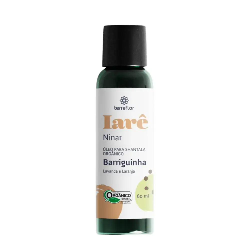 Óleo de Massagem Shantala Orgânico Barriguinha Lavanda e Laranja Iarê 60ml - Terraflor