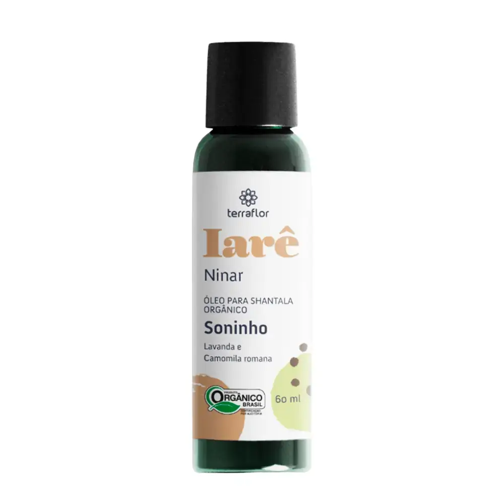 Óleo para Shantala Orgânico Soninho Lavanda e Camomila Iarê 60ml - Terraflor
