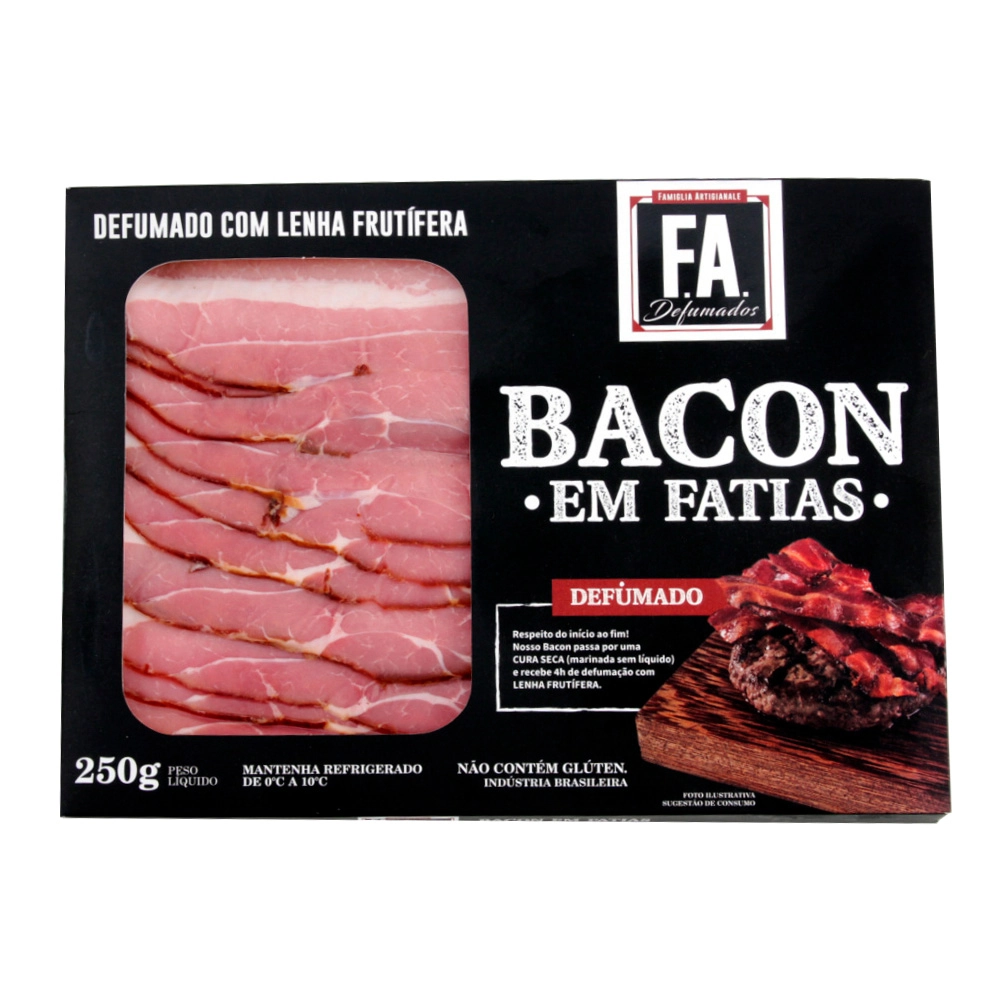 Bacon F.a. Defumados Fatiado 250g