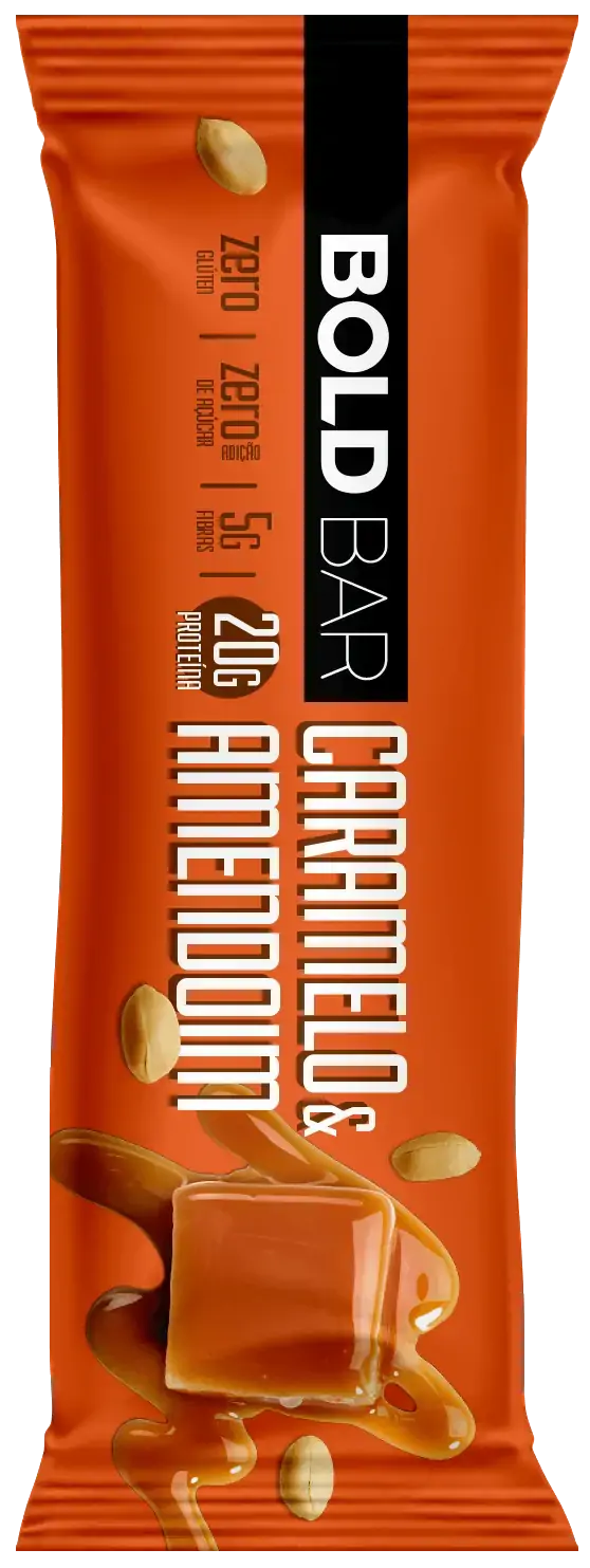 Bar De Caramelo E Amendoim Bold Bar 60g