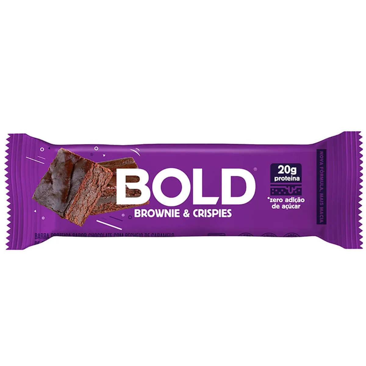 Bar De Brownie E Crispies Bold Bar 60g