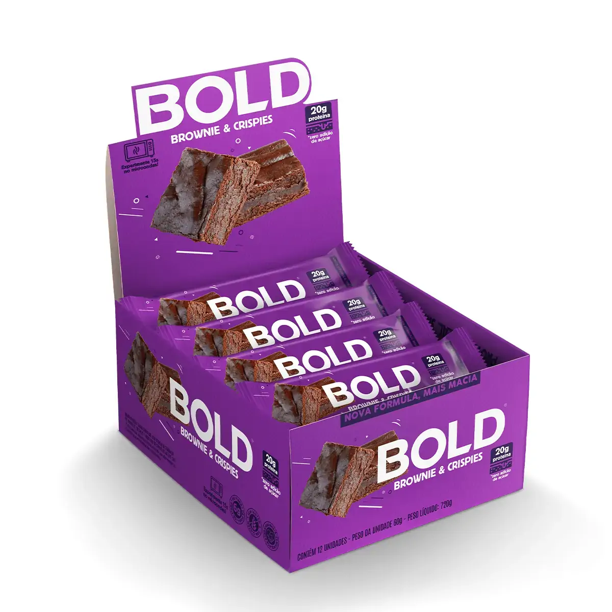 Bold Brownie Crispies Caixa 12 Unid.
