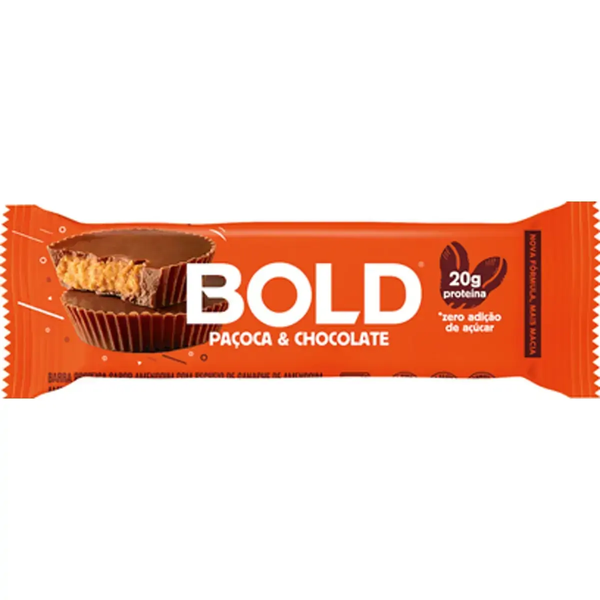 Barra BOLD Paçoca E Chocolate 60g