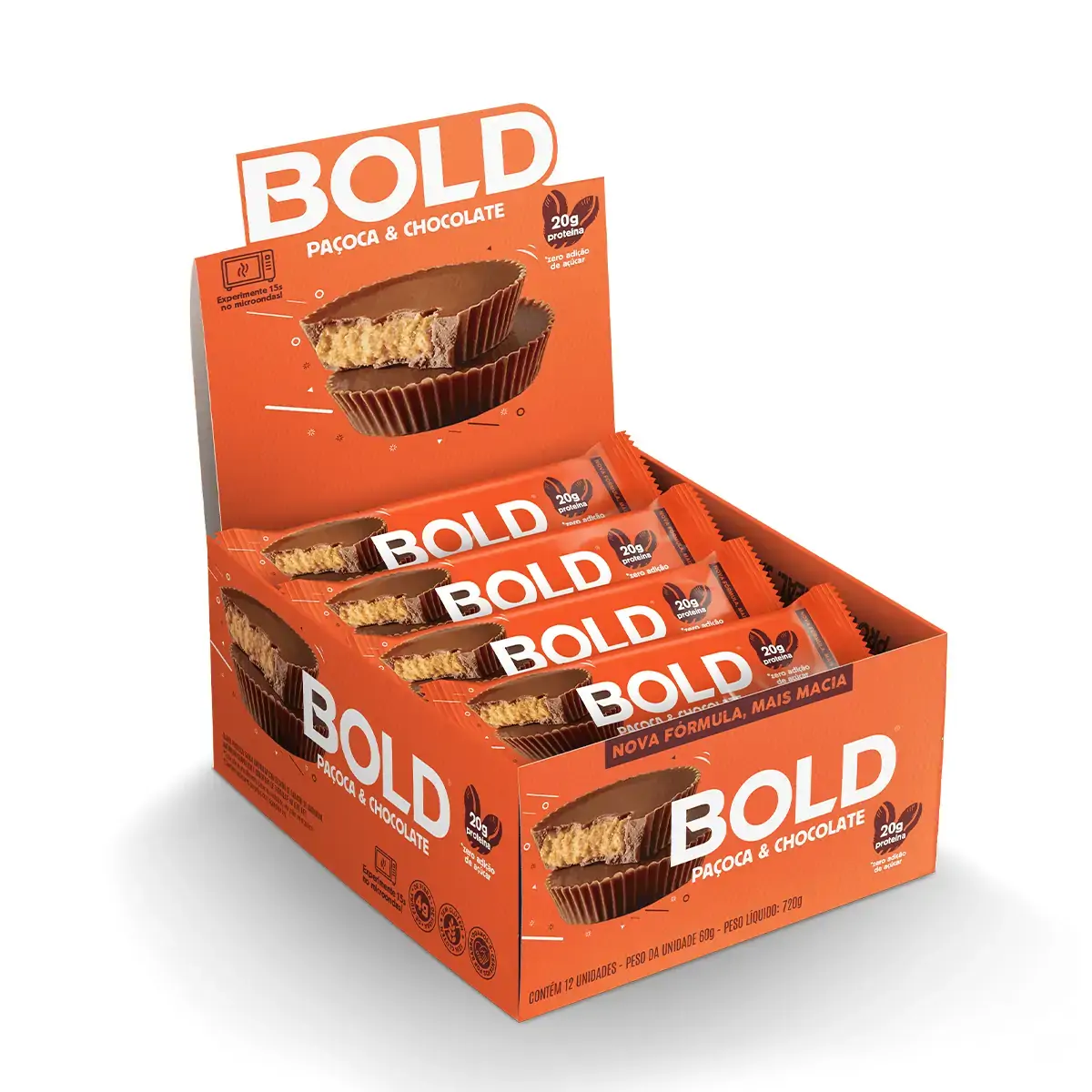 Bold Paã Oca E Chocolate 60g Bold