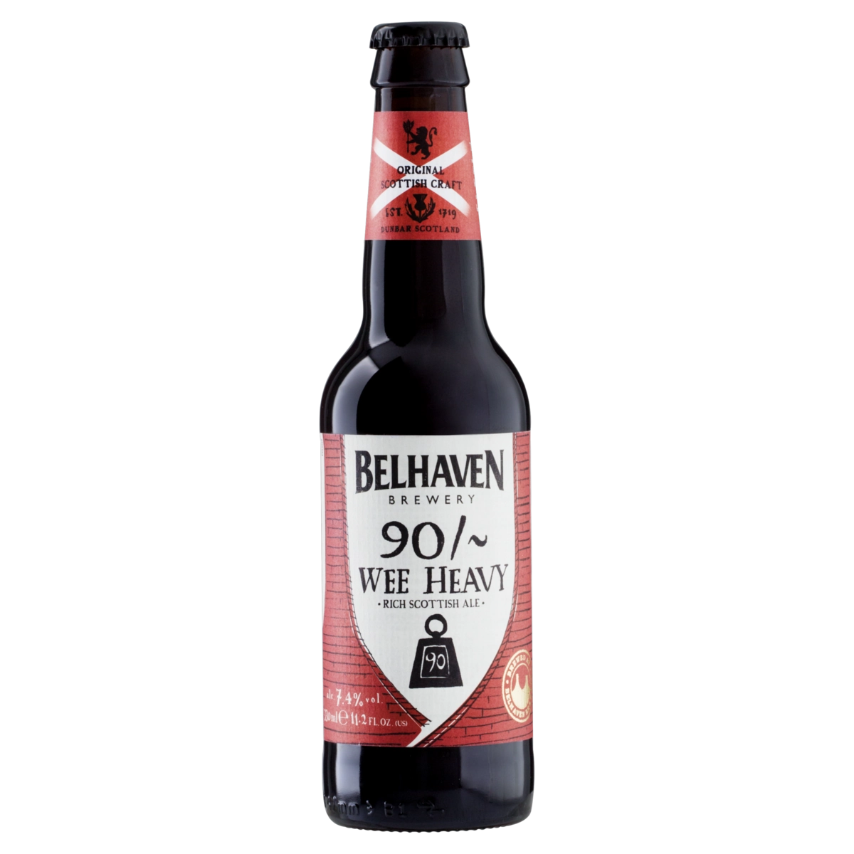 Cerveja Ale Puro Malte Wee Heavy Belhaven Garrafa 330ml