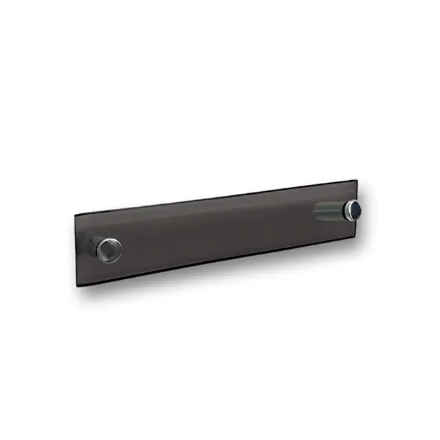 Porta Toalha De Rosto 8x40 Cm - 8mm - Fume