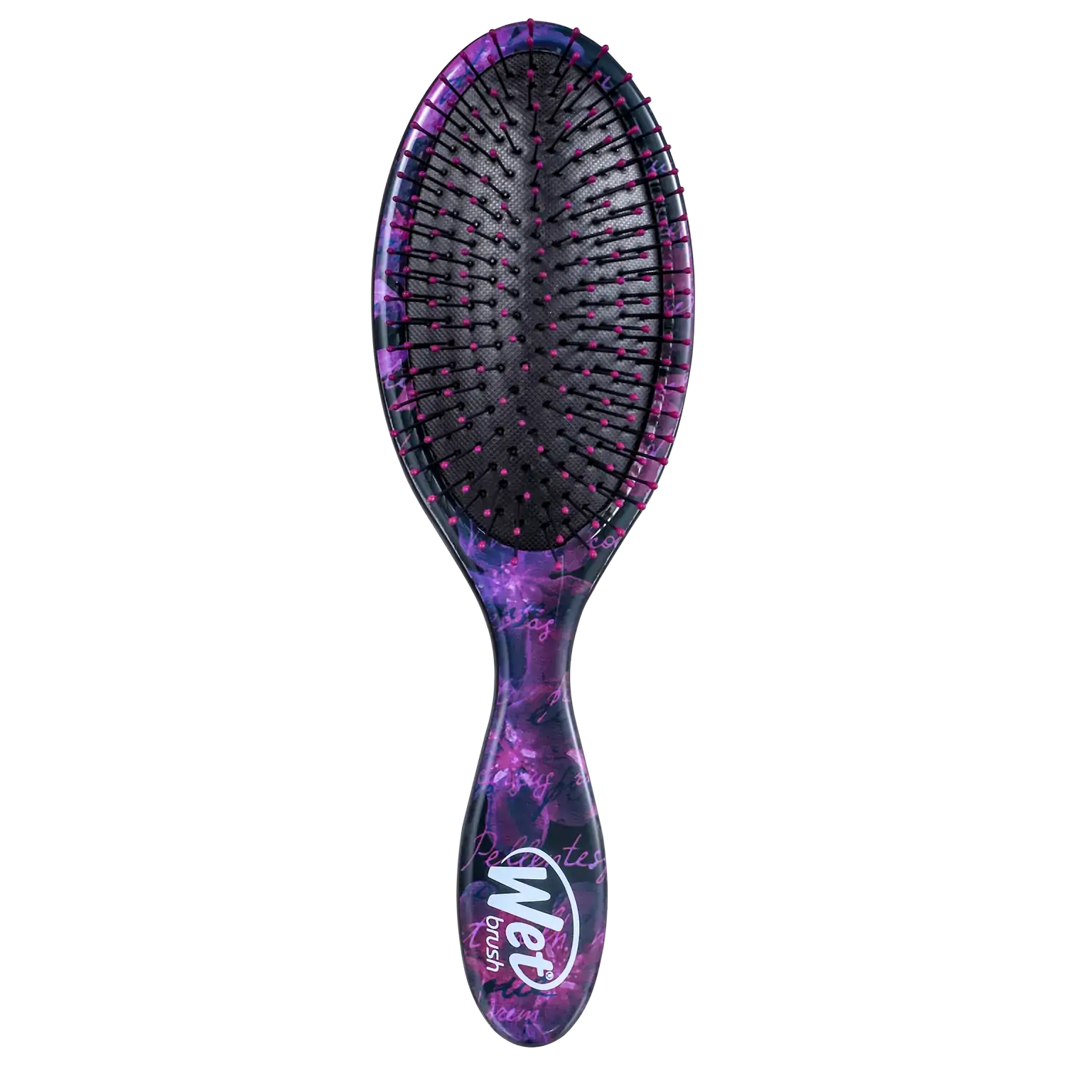 Wet Brush Escova Cabelo Floral Noturna Roxa