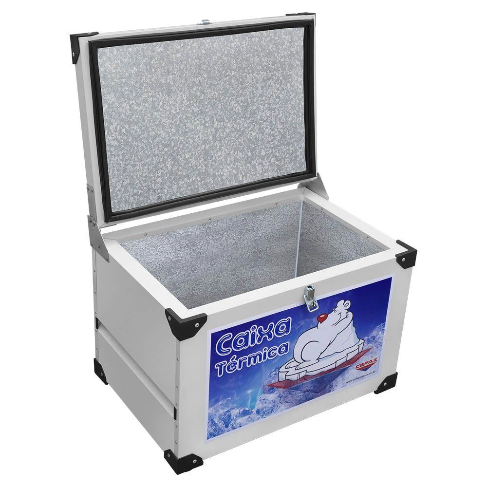 Caixa Térmica 446 Litros Cefaz Galvanizada Com Válvula De Escoamento Ctg-500