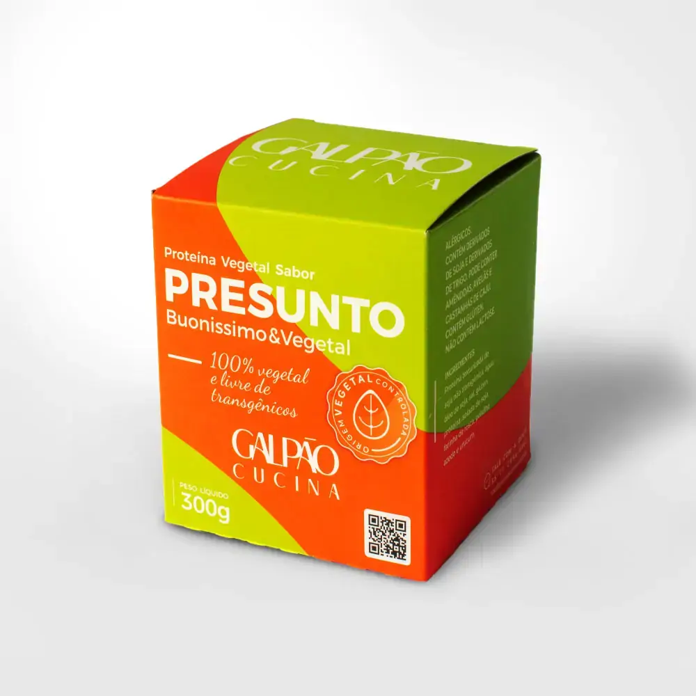 Proteina Texturizada Soja Sabor Presunto Galpao Cucina 300g