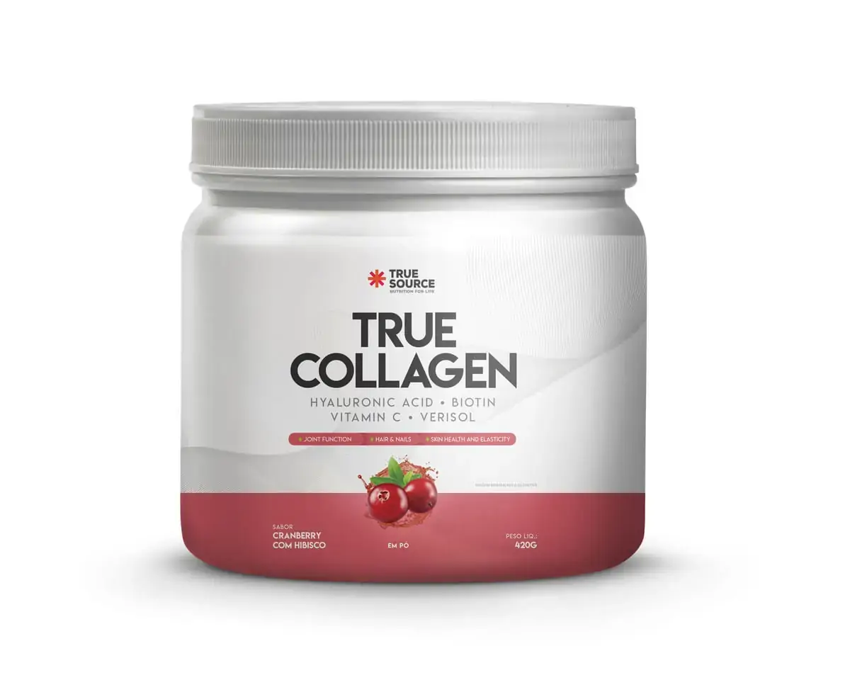 Proteina True Collagen Cranberry Hibisco 420g True Source
