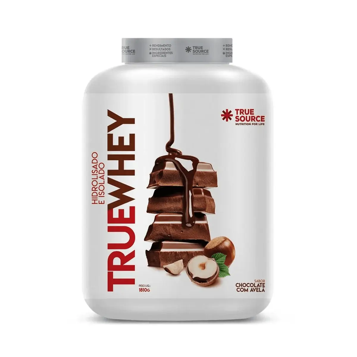 True Whey Protein Chocolate com Avelã 1810g True Source - True Whey Protein Chocolate com Avelã 181
