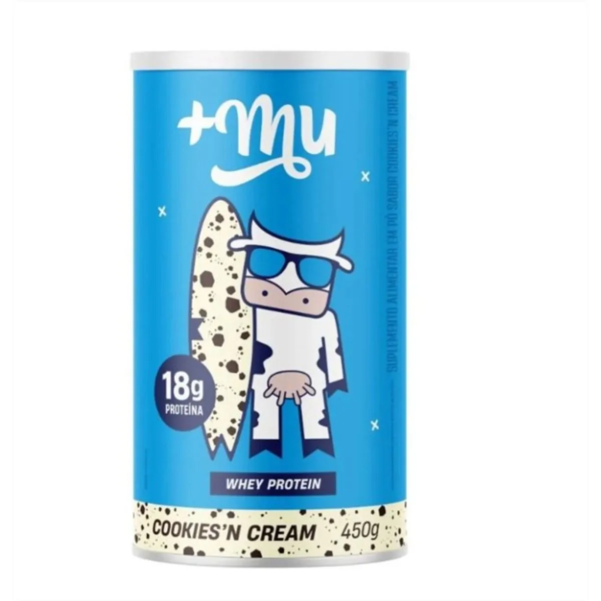 Whey Concentrado Cookies e Cream Tradicional 450g - Mais Mu