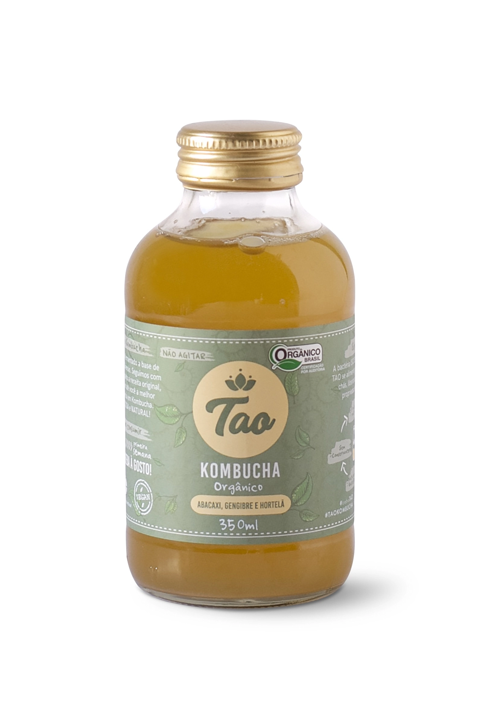Kombucha Abacaxi C/gengibre /hortela Tao 300ml