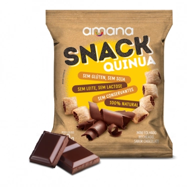 Snack Quinoa C/chocolate Amana 40g
