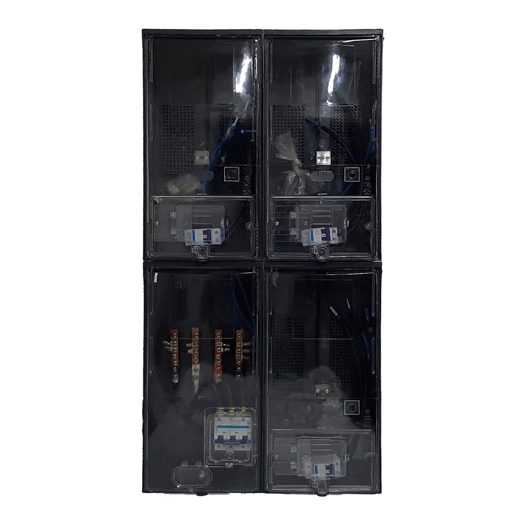 Caixa de Medição Bifásico com Disjuntor Retangular 3 Medidores ELEKTRO 104x52 RCY