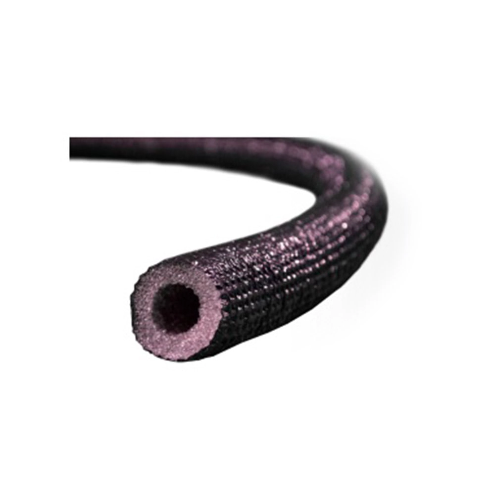 Tubo Isolante Esponjoso Vix Blindado 1/4" Preto