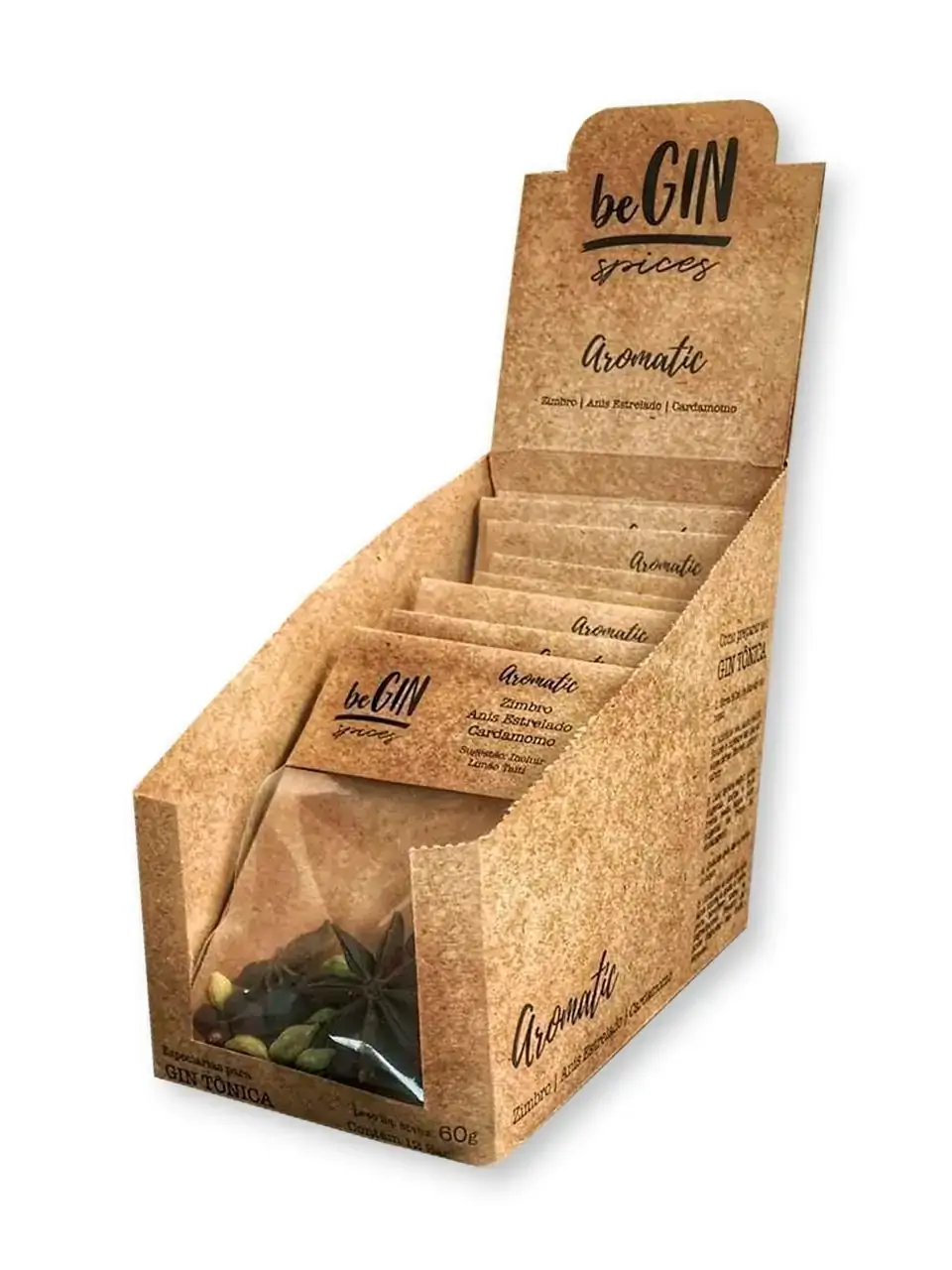Begin Spices Prep. Gin Aromatic Zimbro Anis Cardamomo 5g