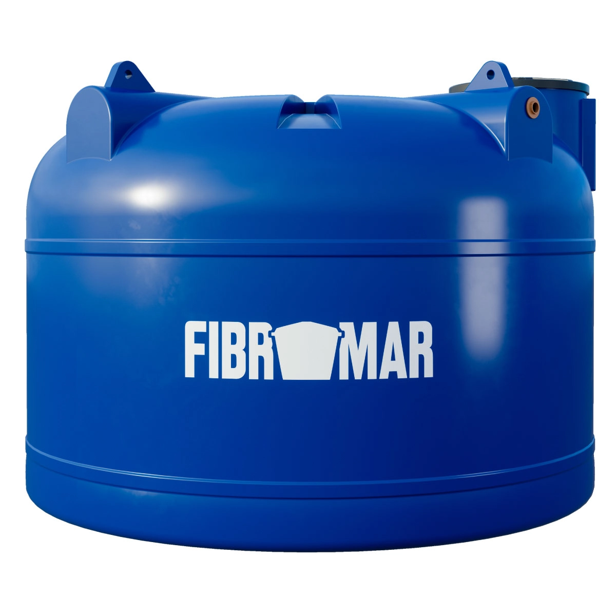 Caixa d Água Tanque 10.000L Azul Fibromar