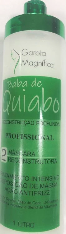 Mascara Reconstrutora Baba De Quiabo Garota Magnifica 1l