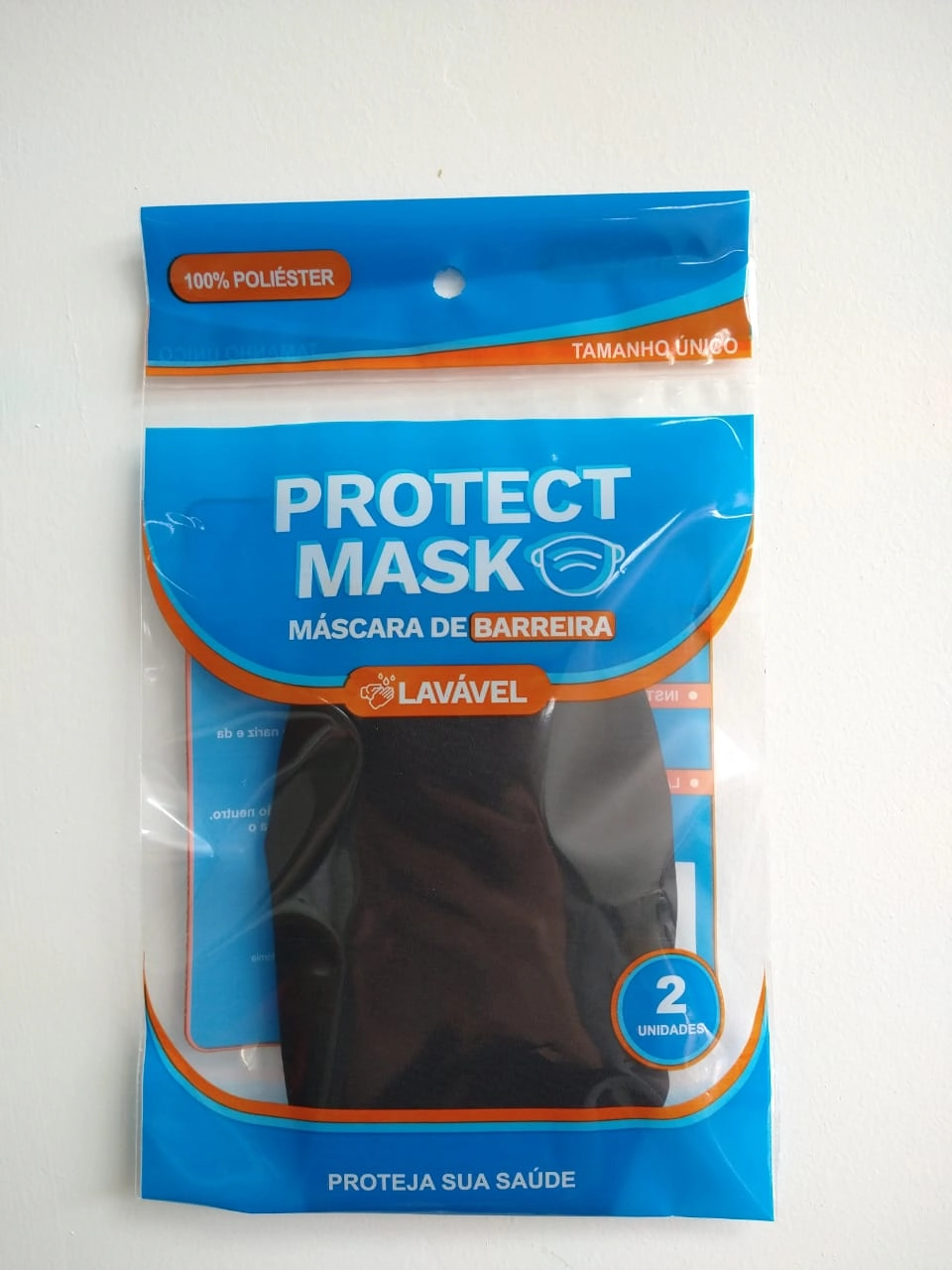 Mascara Protect Mask C 2un Preta