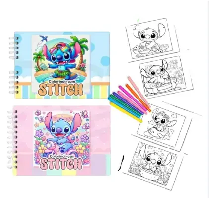 Lj Livro Colorir Stitch