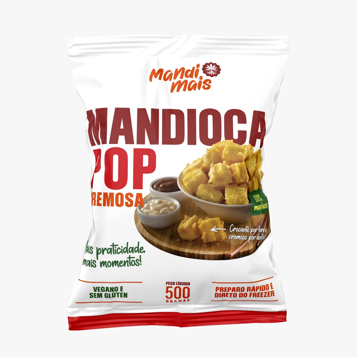 Mandioca Mandi Mais Pop Pacote 500g