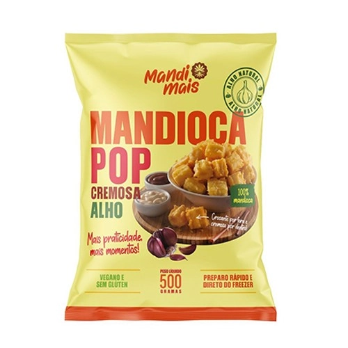 Mandioca Cong Crem Pop 500g Alho
