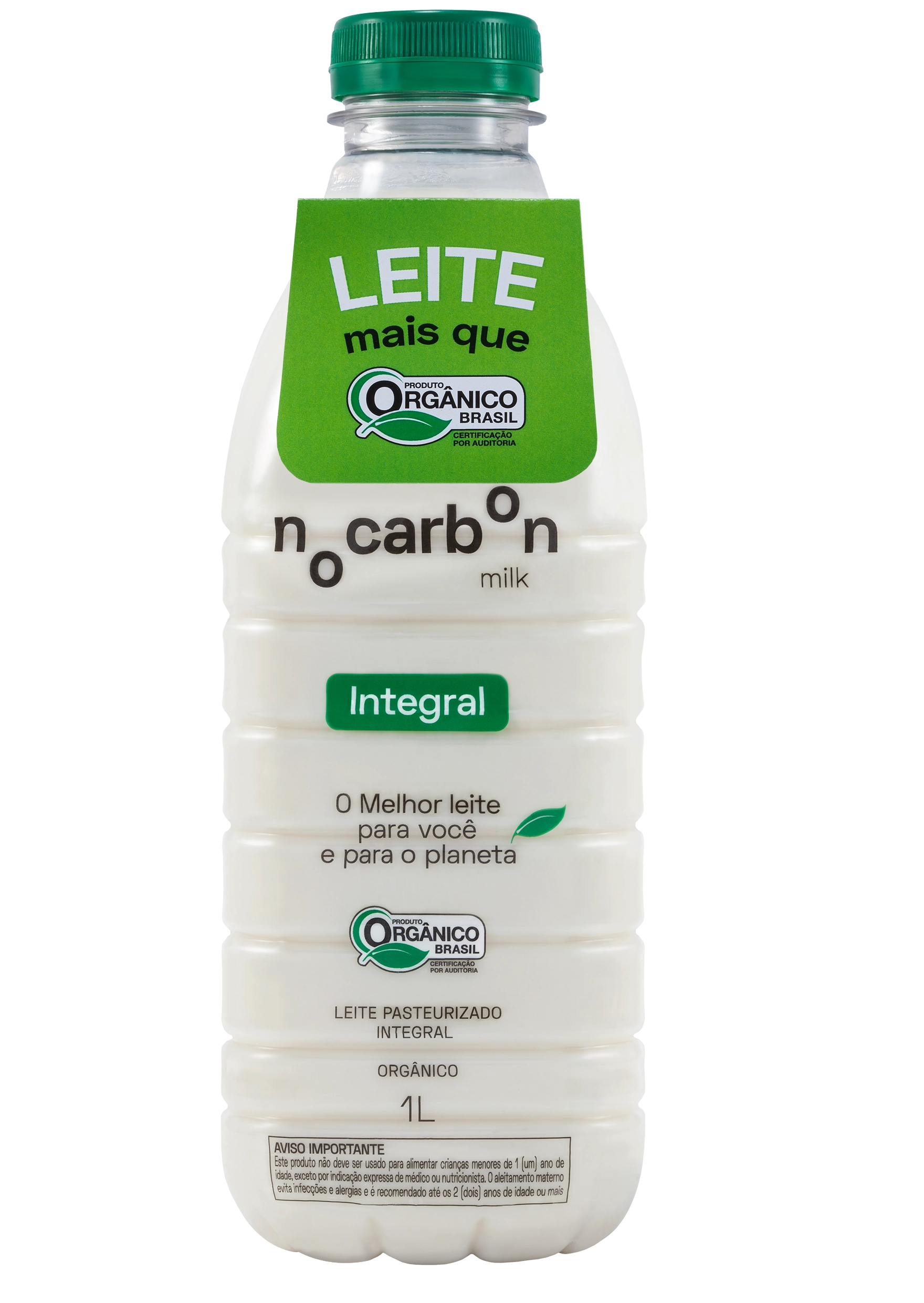 Leite Pasteurizado Integral Organico No Carbon 1l