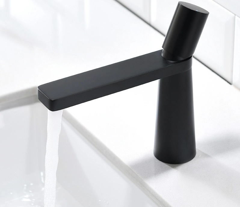 Torneira Monocomando Banheiro Baixa Preto Fosco Black Matte Casavilla