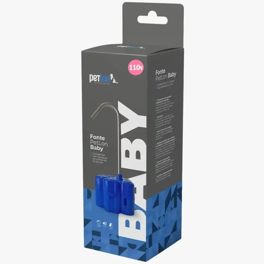 Fonte Ou Bebedouro Para Gatos Com Filtro Baby Rosa Petlon 110v