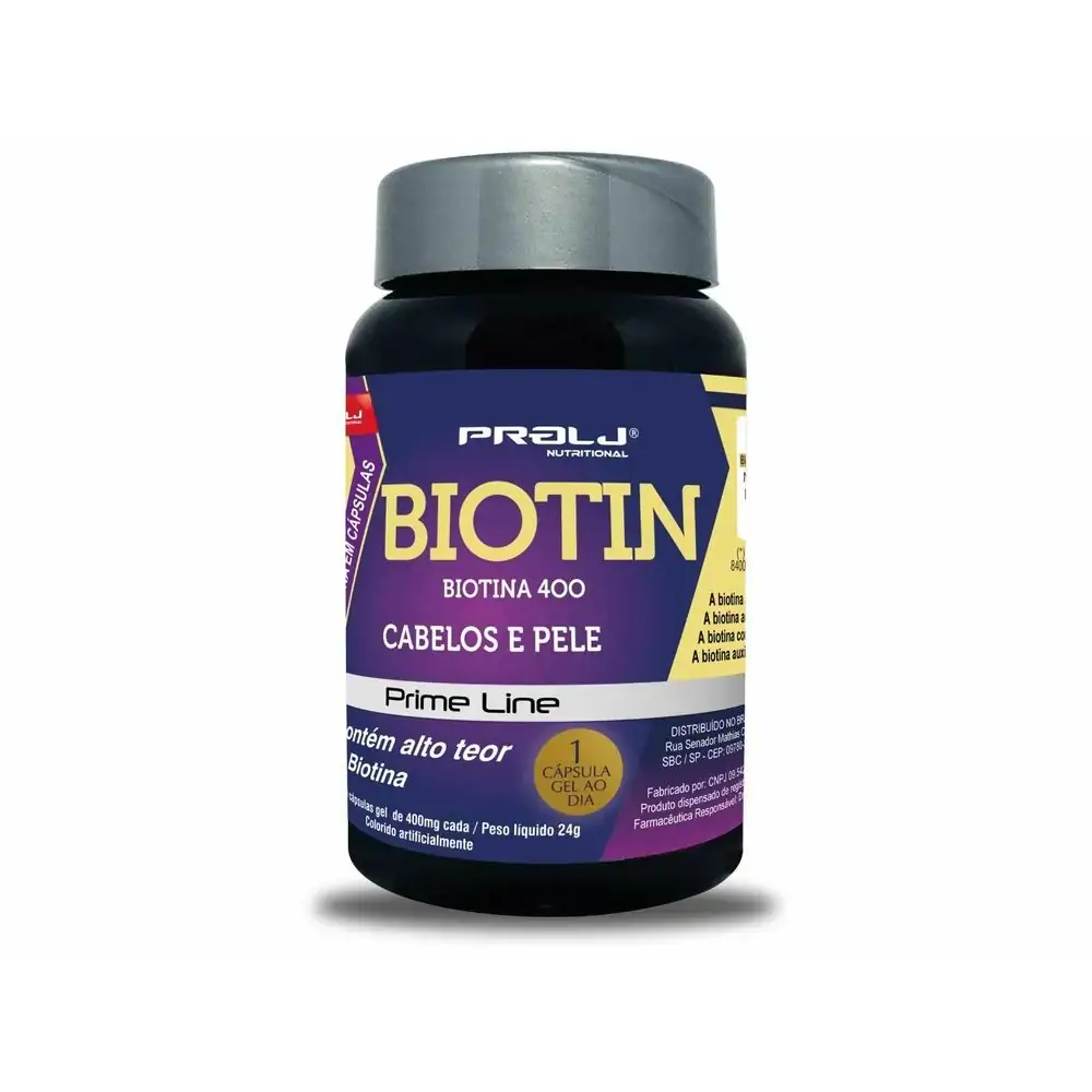 Biotin 400mg 60 Cápsulas Prol J