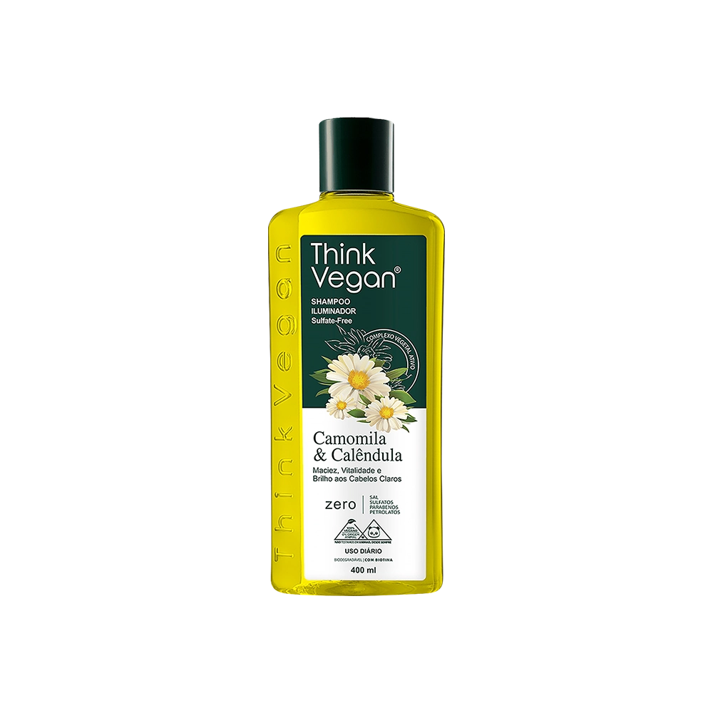 Shampoo Think Vegan 400ml Iluminador