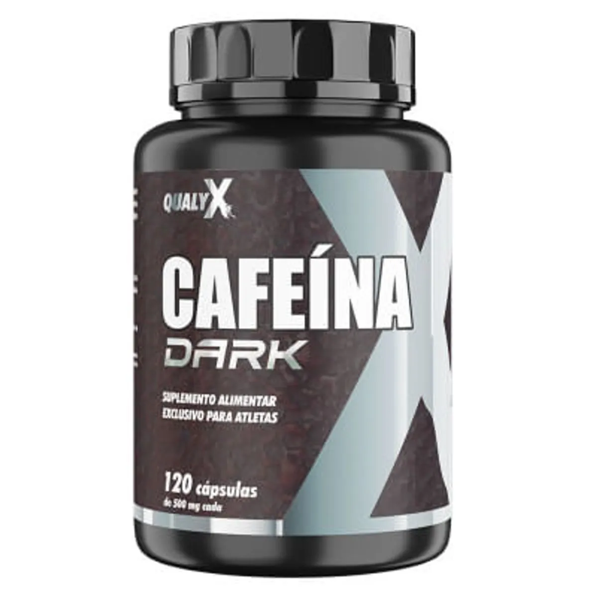 Cafeína Dark QualyX 500mg c/120 Cápsulas