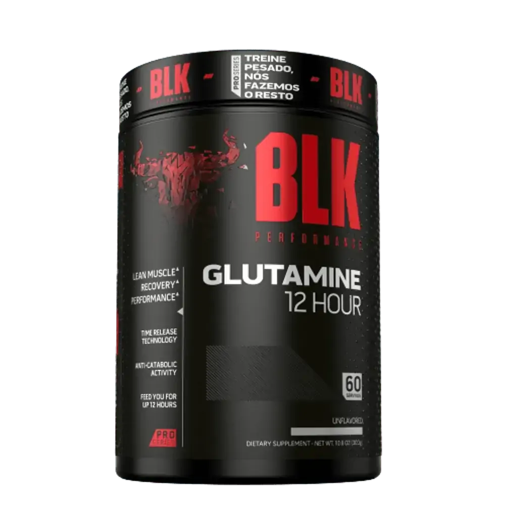 Glutamine 12 Hour 300g BLK PERFORMANCE