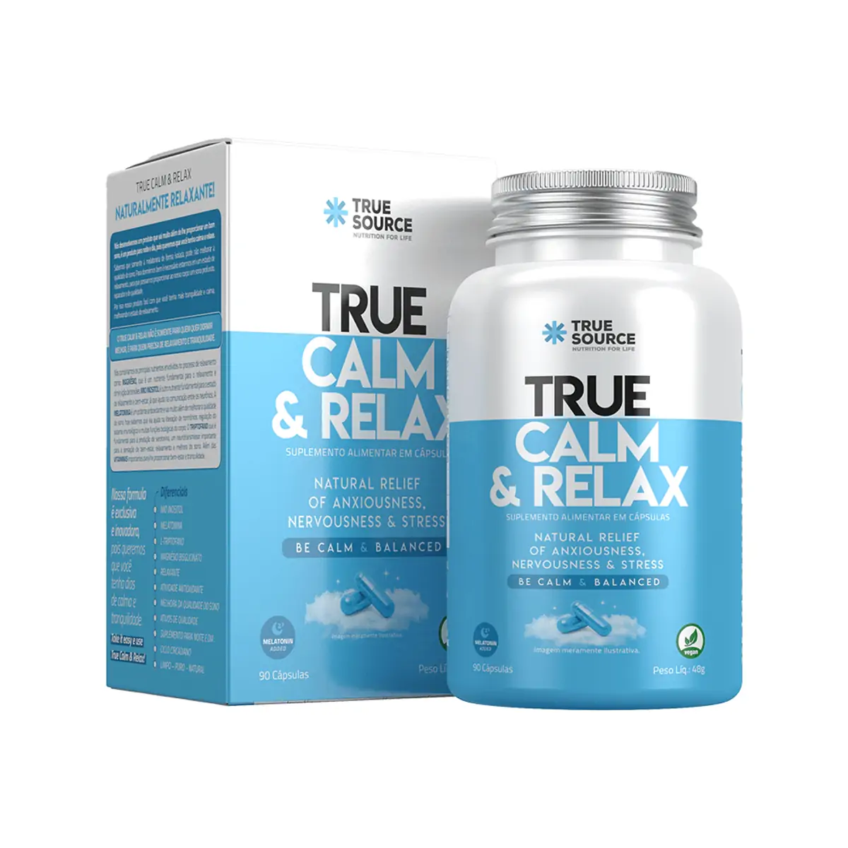 True Calm E Relax 90caps True Source