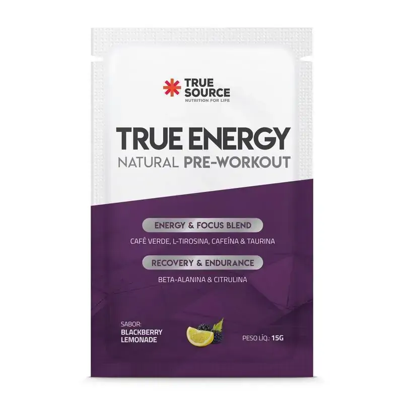 Natural Pre Woekout Blackberry Lemonade True Source 15g