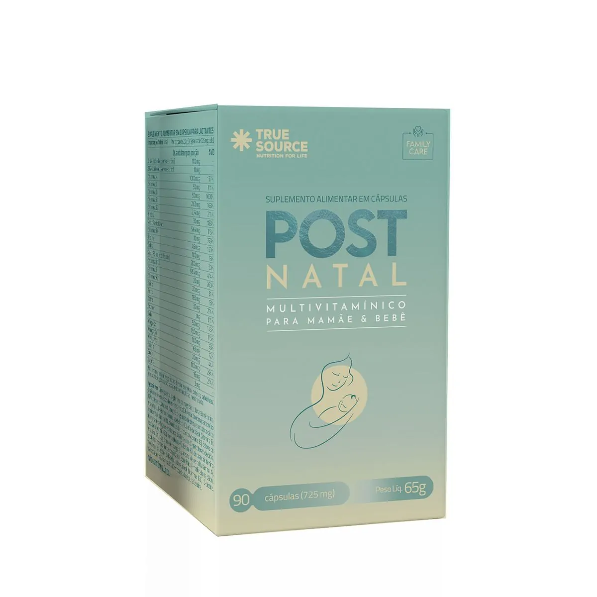 Multivitamínico PostNatal 90 Cápsulas True Source