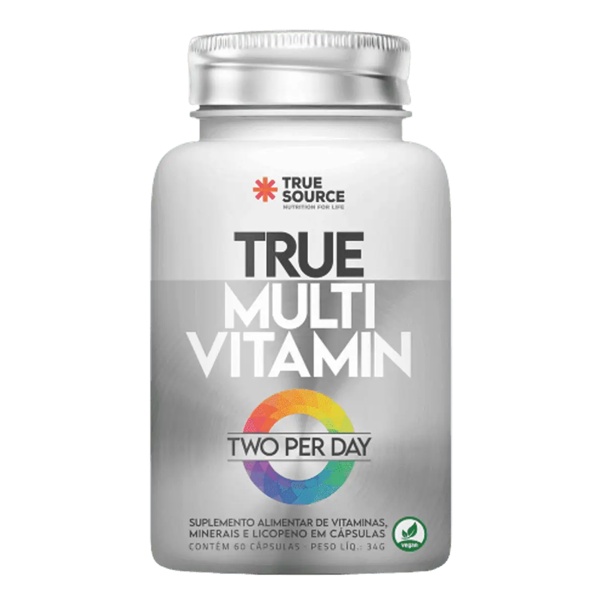 Multi Vitamin Two Per Day True Source 60 cápsulas
