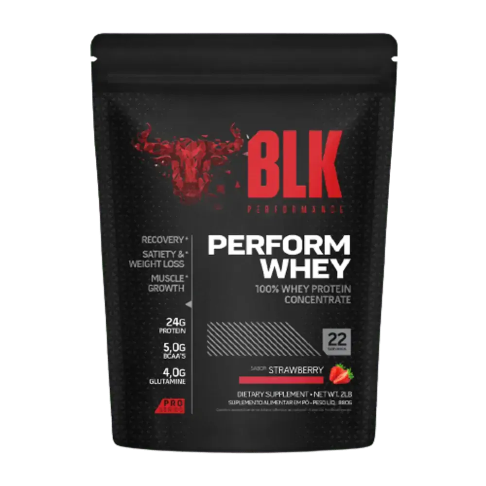 Proteina Perform Whey Morango 880g BLK PERFORMANCE