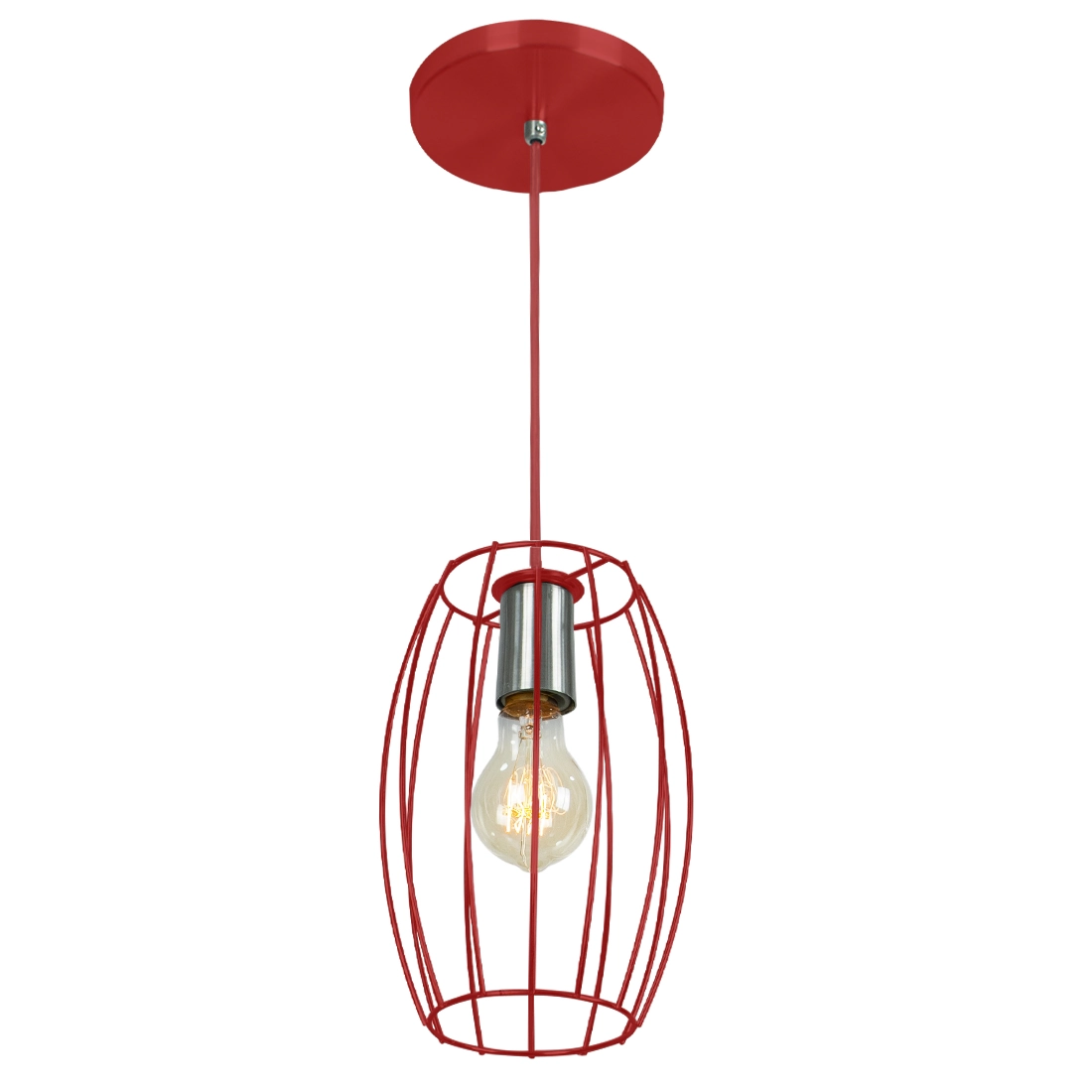 Pendente Pequim Aramado Vermelho