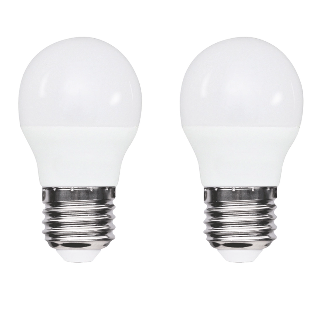 Kit 2 Lâmpadas Led Bolinha 3w 3000k (branco Quente)