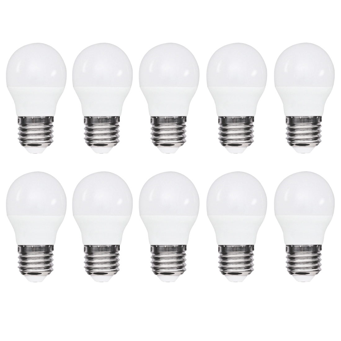 Kit 10 Lâmpadas Led Bolinha 3w 6000k (branco Frio)