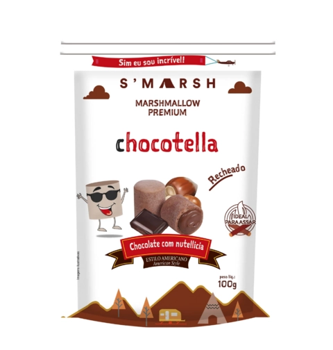 Marshmallow Smarsh 100g Chocotella