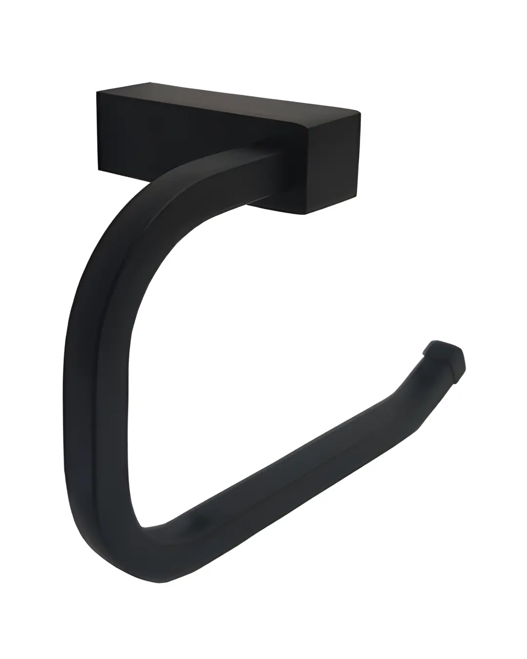 Porta Papel Higiênico Papeleira Preto Fosco Acessórios Para Banheiro Linha Paris Black - Westing