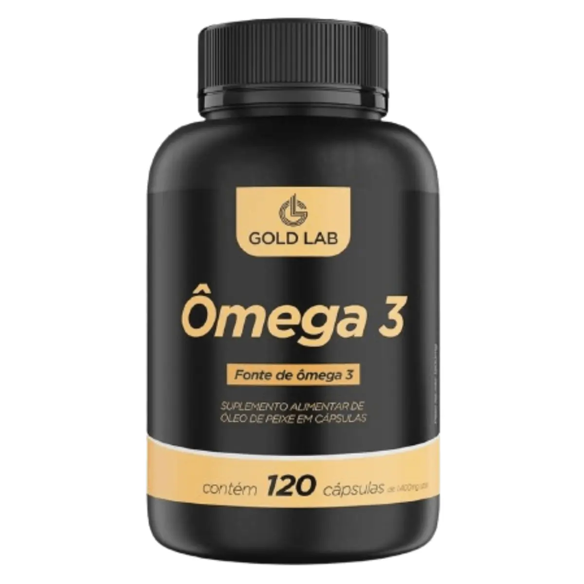 Ômega 3 com 120 Cápsulas Gold Lab